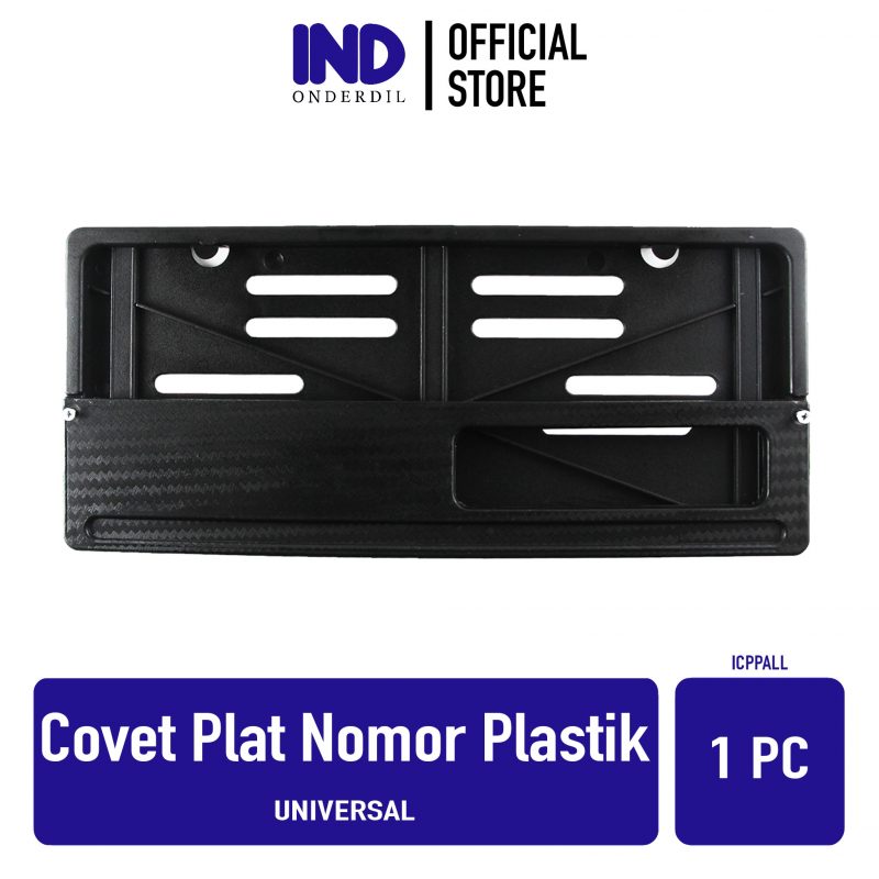 Cover Tempat Dudukan Plat Pelat Nomor Nomer No Polisi Nopol Motor Depan