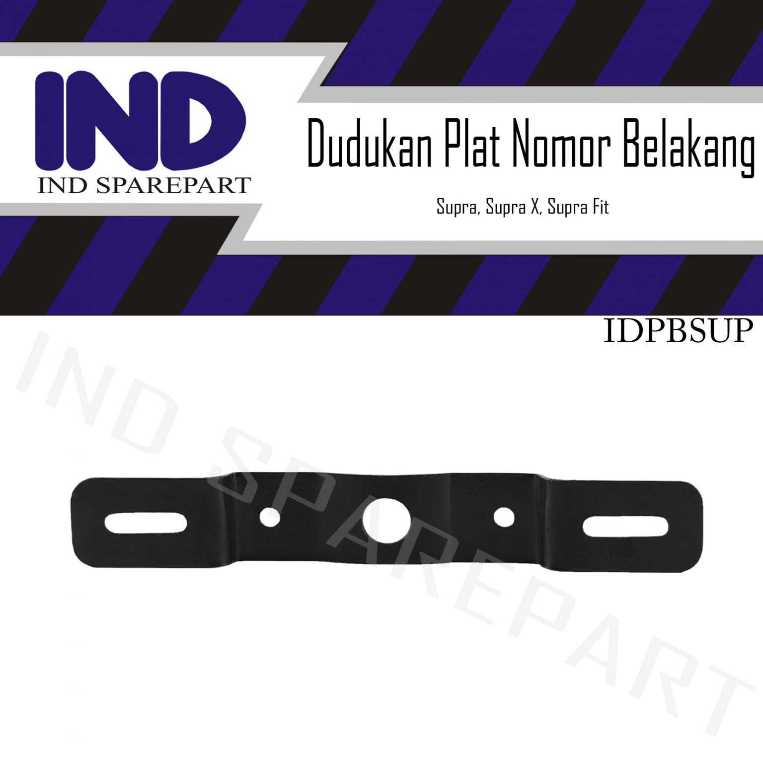 Dudukan Plat NomorNomer Belakang Honda Supra/Supra X/Supra Fit Ind