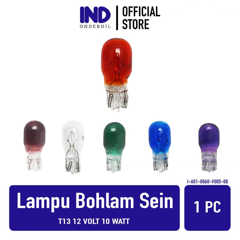 Lampu Bohlam Sein Sen Motor Mobil T V Watt Putih Merah Hijau