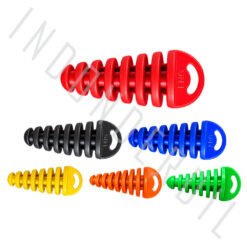 Karet Tutup Knalpot Kecil Universal Beat Karbu FI Street Pop eSP & Vario 125 150 160 Techno Old LED New & Mio Karbu Soul Sporty Smile J GT M3 Z S & NMAX & Scoopy F1 & Genio Penutup Kenalpot Cover Merah Orange Kuning Htam Biru Hijau - Gambar 3