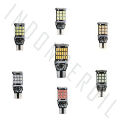 Alternative view of Lampu T15 45 LED Universal Canbus Sein Sen Ritting Riting Mundur Senja Kabin Rem Dajjal Dajal Motor Mobil Titik Kota Plat Nomor Nomer No Super Bright & Error Free DC 12 Volt 5.5 Watt Pink Biru Putih Kuning Ice Blue Merah Hijau