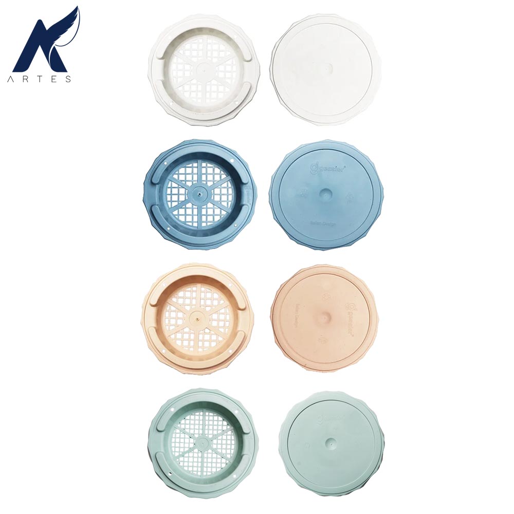 GESSLER POT TWIST 21 TATAKAN ITALI 21 Tanaman Bunga Hias Putih Biru Peach Tosca - Gambar 3