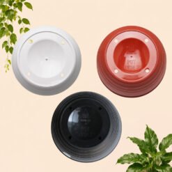 Alternative view of BUDI JAYA PLASTIK-BJP POT MODEL TAWON 21 CM Tanaman Hias-Bunga Diameter 21cm Putih-Cokelat-Coklat