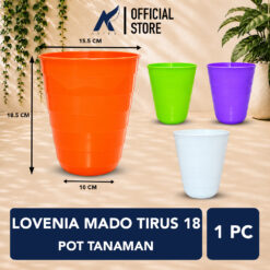LOVENIA MADO TIRUS 18 Pot Tanaman-Tumbuhan-Bunga Diameter Atas 15.5 cm