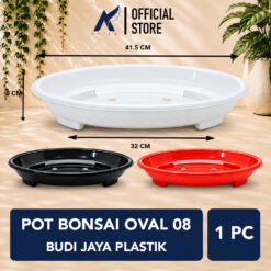 BJP BONSAI OVAL 08 Pot Tanaman Tumbuhan Hias Bunga Diameter 40 cm