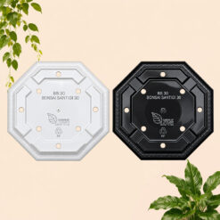 Alternative view of GOL BONSAI SANTIGI 30 Pot Segi 8 Tanaman Tumbuhan Hias Bunga Warna Hitam Putih Merah Bata Hijau Diameter 28 cm-centi meter