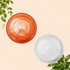 Alternative view of GLOBAL LION ALAS POT 20 Tatakan Pot Tanaman Plastik GL Putih Coklat Diameter 43 cm