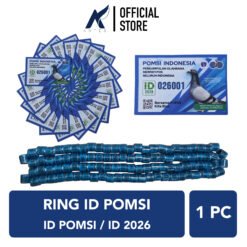 POMSI RING BURUNG MERPATI ID 2026 26 ID Cincin Burung Japati-Jepati Pos ID26 FCI