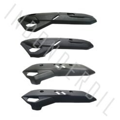 Pelindung Knalpot Vario 150 125 New LED Techno Old & PCX CBU Cover Tutup Penutup Tameng Kenalpot Muffler Exhaust Carbon Karbon - Gambar 4