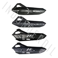 Pelindung Knalpot Vario 150 125 New LED Techno Old & PCX CBU Cover Tutup Penutup Tameng Kenalpot Muffler Exhaust Carbon Karbon - Gambar 3