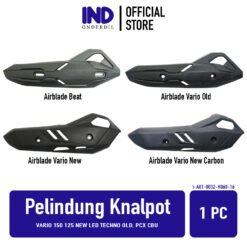 Pelindung Knalpot Vario 150 125 New LED Techno Old & PCX CBU Cover Tutup Penutup Tameng Kenalpot Muffler Exhaust Carbon Karbon