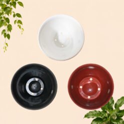 Alternative view of BUDI JAYA PLASTIK-BJP POT MODEL TAWON 15 CM Tanaman Hias-Bunga Diameter 15cm Putih-Cokelat-Coklat
