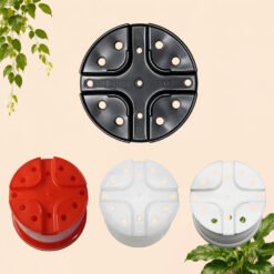 POT SRONDOL 25 Tumbuhan Tinggi Hias Bunga Batu Plastik Tebal dll Merah Bening Putih Hitam Diameter 24 atas Cm - Gambar 3