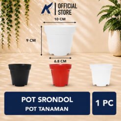 SRONDOL 10 Pot Tinggi Ruplas Tanaman-Tumbuhan Hias-Bunga-dll 10 cm