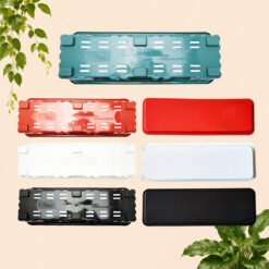 GOL POT PANJANG ALPEN 50 Tanaman-Tumbuhan Hias-Bunga-dll Warna Hijau-Merah Bata-Putih-Hitam Panjang Atas 48.5 cm - Gambar 3