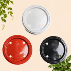Alternative view of BUDI JAYA POT BJP ASTER 241 Pot Tanaman Tumbuhan Tanam Hias Bunga Diameter Atas 24 cm Plastik Hitam Merah Bata Coklat Putih