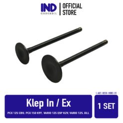 Klep In Ex Vario Techno 125 FI CBS ISS (2013-2015) & Vario 125 eSP K2V (2022-Sekarang "2024") & Vario 125 eSP K60 K60R (2018-2022) & PCX 125 CBU (2010-2012) & PCX 150 K97 (2017-2021) Kelep Payung Valve Set