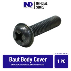 Baut Body Cover M4x18 Universal Semua Jenis Motor Baud Bodi Cacing Skrup Sekrup M 4x18 4 x 18 M4 Hijau