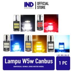 Lampu W5W Canbus T10 26 SMD 4014 Sein Sen Ritting Riting Speedometer Senja Kilometer Kabin Plat Kecil Mobil Motor T 10 Biru Putih Merah Ice Blue Kuning Merah