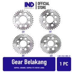 Gear Belakang Supra Fit & Grand & Revo lama 33T 36T 38T 43T 33 36 38 43 T Gir Gigi Girr Girrr