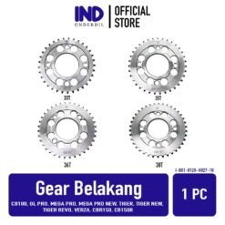 Gear Belakang CB100 & GL Pro & Mega Pro New & Tiger New Revo & Verza & CBR150 & CB150R Gir Gigi 33T 35T 36T 38T 33 35 36 38 T Girr Girrr