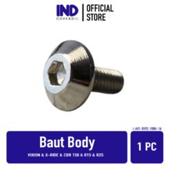 Baut Body Vixion & X-Ride & CBR 150 & R15 & R25 Baud Bodi Bodii Cover 6x14