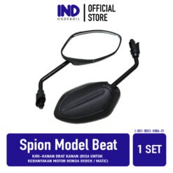 Spion Model Beat (All Type) & Vario 110 & Scoopy & Spacy & Revo & Blade & Grand & Supra X 125 Fit & Tiger & Mega Pro & GL & CB150 Untuk Semua Jenis Motor Drat Honda Standart Setandar Carbon Karbon Standarr