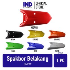 Spakbor Belakang Hitam Merah Biru Hijau Kuning Orange Putih Kawasaki KLX 150 Spakboard Spak Bor Slebor Board Cecepet Buntut