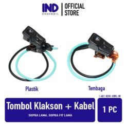 Tombol Klakson Plus Kabel Supra Lama & Supra Fit Lama Saklar Switch Swit Cable Tembaga Copper Coper