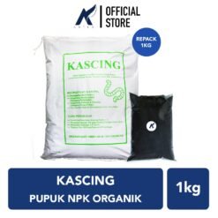 KASCING Vermicompost Pupuk-Kompos NPK Organik Cacing Repack 1 kg