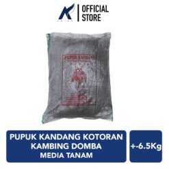 Pupuk Kandang Kotoran Kambing Domba Media Tanam Halus Kohe Organik Semua Jenis Tanaman Hias Ukuran +- 6.5 Kg