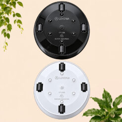 Alternative view of Pot Keramik Roda Lovenia Tanaman Ceramic Wheel Diameter 41 Hitam Putih