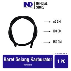 Selang Hawa Universal Penghubung Slang Udara Karburator Karbu Vacum Vakum Hitam Karet 60 100 150 cm