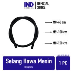 Selang Hawa Universal Penghubung Slang Udara Karburator Karbu Vacum Vakum Hitam Karet 60 100 150 cm