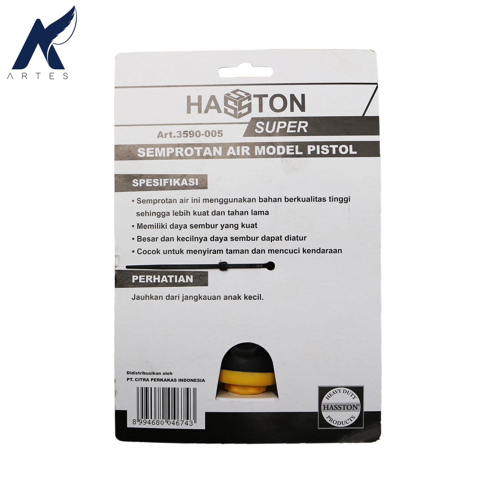 HASSTON PROHEX ART 3590-005 GARDEN SPRAY GUN Nozzle Kepala Semprotan Air Taman-Pekarangan Rumah - Gambar 2