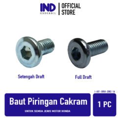 1 PC IND Onderdil Baut Piringan Cakram Untuk Semua Jenis Motor Honda Dis Baud Disc Baudd Setengah Ful Draft