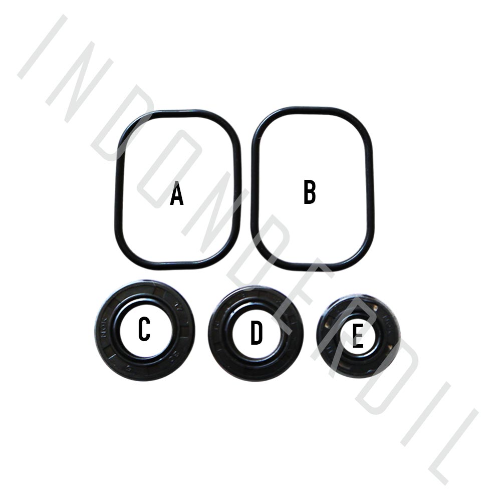 Seal Komplit Karisma Supra X 125 Oli Oil Assy Set Kit Komplet Lengkap Kruk As Gear Depan Slahan Operan Gigi Verseneling Stut Kopling - Gambar 2