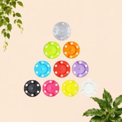 NKT SANSE 5 POT TANAMAN Tumbuhan Hias Bunga Sukulen Kaktus dll Diameter Atas 5 cm centi meter Hitam Putih Bening - Gambar 3