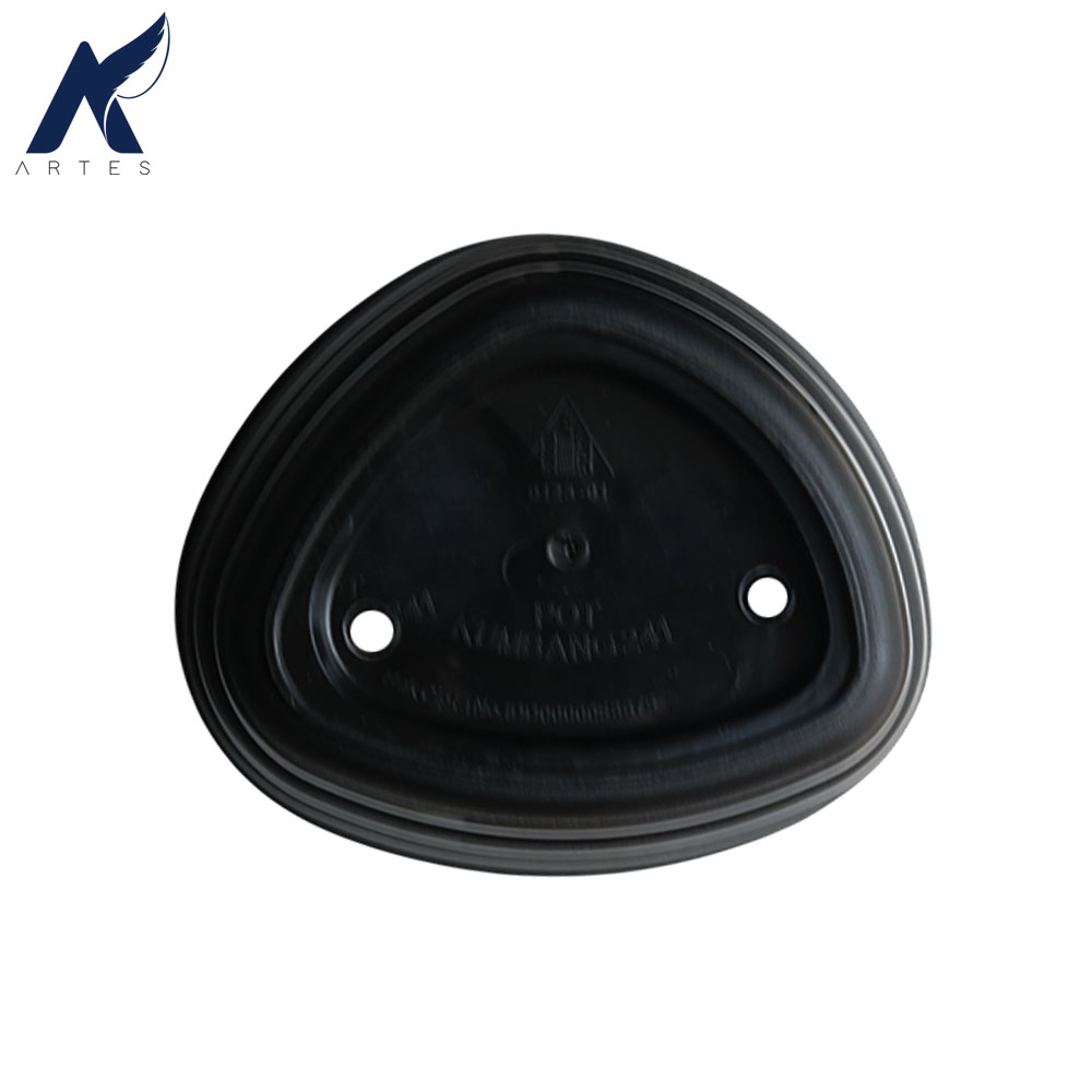 BUDI JAYA PLASTIK POT KUMBANG 241 BJP Bunga Tanaman Tumbuhan Tinggi Diameter 24 cm Hitam - Gambar 3