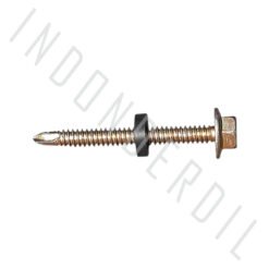 Alternative view of 1 PC Skrup Roofing + Seal M12 x 45 Sekrup Baut Baud Baudd SDS Karet Drilling Dril Rufing Baja Ringan Atap 12mm x 45mm 12 45 mm m 12 m12x45