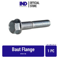 1 PC Baut Flange M10 x 50 Fleng Baud Topi Shock Sok Stang Setang Knalpot Kenalpot Bolt Kunci 14 K14 10mm M 10 50mm 50 mm