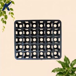 Alternative view of NKT TRAY 5 CM 30 LUBANG (LB30) Lubang Mini Kotak Semai Bibit JUOSS Hitam