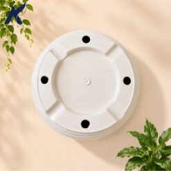 MDN TAWON 24 POT TANAMAN Tumbuhan Hias Bunga Bulat Diameter atas 24 cm centimeter Putih - Gambar 3