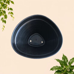 Alternative view of BUDI JAYA PLASTIK POT KUMBANG 241 BJP Bunga Tanaman Tumbuhan Tinggi Diameter 24 cm Hitam
