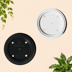 Alternative view of BUDI JAYA PLASTIK POT ASTER 21 Tanaman Tumbuhan Bunga Diameter 21 cm Hitam Putih