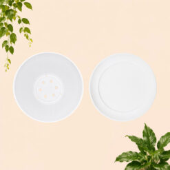 Alternative view of LOVENIA GENTONG 18 POT TANAMAN (8832) Plastik Tumbuhan Hias Bunga Daun Diameter Atas 18cm Centi meter Putih