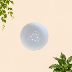 Alternative view of LOVENIA GENTONG 12 POT TANAMAN (8812) Plastik Tumbuhan Hias Bunga Daun Diameter Atas 12cm Centi meter Putih