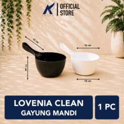 LOVENIA CLEAN GAYUNG MANDI Centong Air Pastel Aesthetic Estetik Hitam Putih
