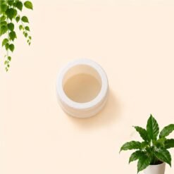 Alternative view of NKT VAS NORDIC POT TANAMAN Bunga Hiasan Kamar Dekorasi Kantor Meja Wadah Plastik Tebal Warna Warni cantik Diameter Atas 8 cm centimeter Putih
