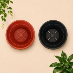 Alternative view of GRACE POT 40 POT TANAMAN Plastik Kuping Tumbuhan Hias Bunga Daun Diameter Atas 40cm Centi meter Hitam